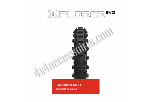 X PLORER 01 EVO REBEL TYRES - SOFT - 120/100-18-74P - TT